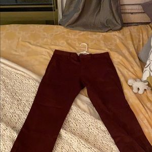 Maroon  33x30 men’s Banana rep pants